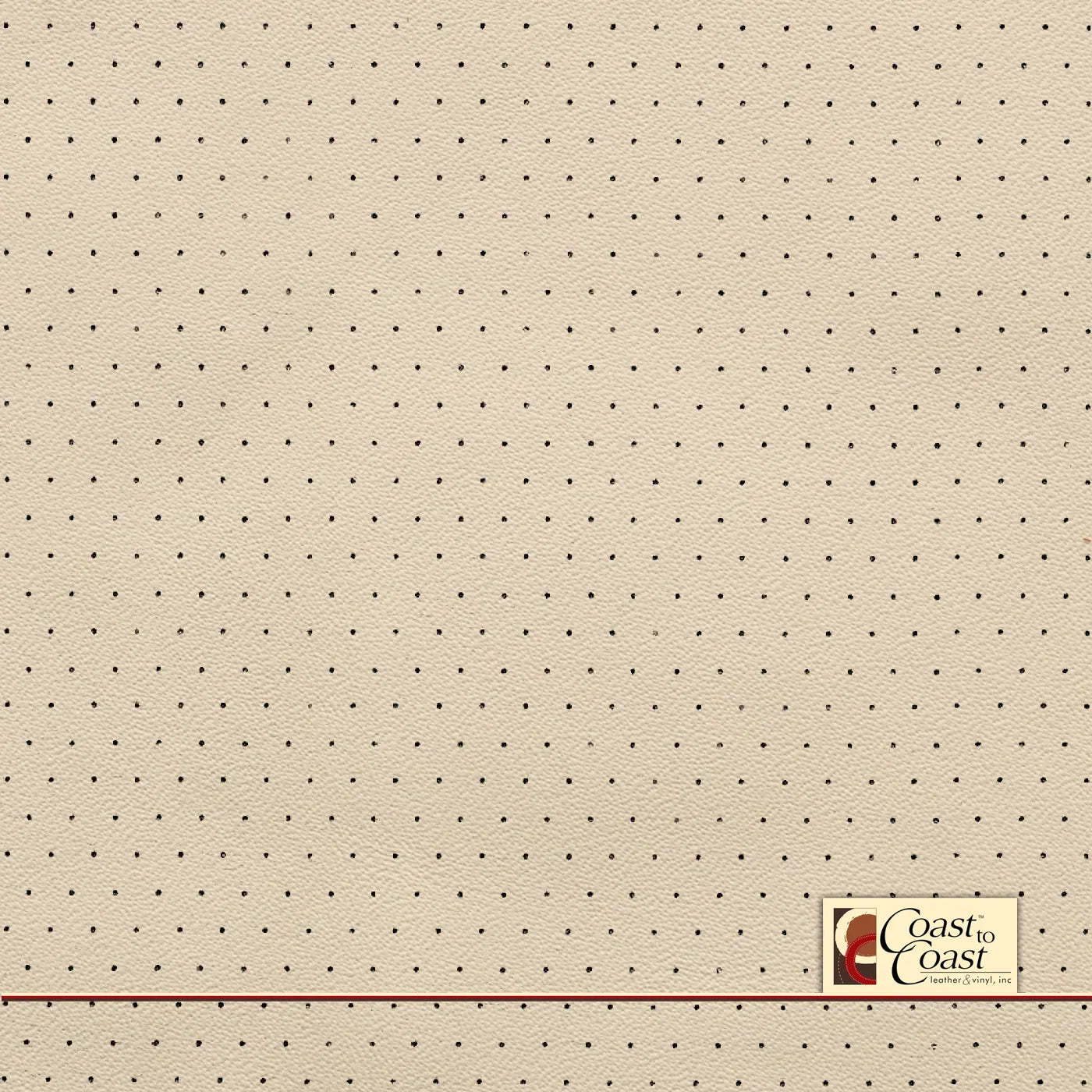 Toyota/Lexus White Full Hide / Euro Perf (3/8In) Leather